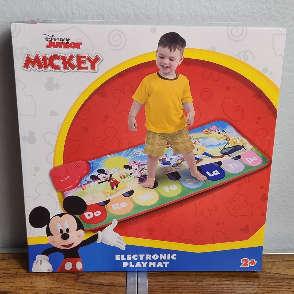 4/$15 Disney Mickey Electronic Piano Playmat